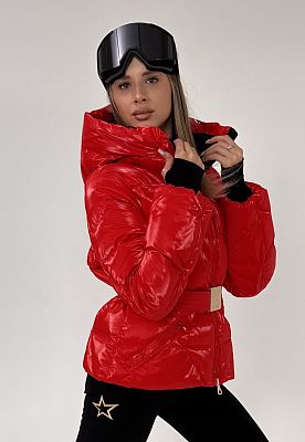 Превью Женская горнолыжная куртка Куртка горнолыжная HIGH SOCIETY Roma Red